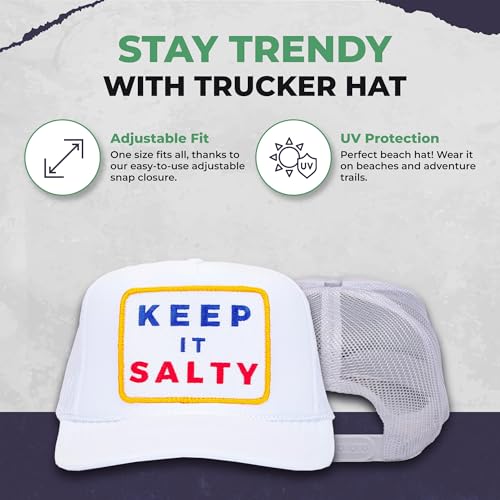 Image of Friday Feelin' Trucker Hat Women Men Baseball Caps Gift Women's USA Trucker Hats Caps Baseball Hats All Occasions - One Size