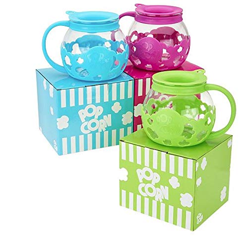 Ecolution 1.5qt Microwave Popcorn Popper in Gift Box (TURQUOISE BLUE)