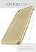 Smartish iPhone SE/8/7 Fashion Case - Sofi Case for Apple iPhone SE 2020 & iPhone 7/8 [Slim Fit Lightweight Glam Grip Cover] [Silk] - Goldilocks