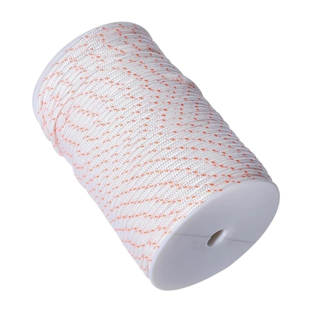 Cuerda de Arranque de Retroceso, Cable de tracción de 3Mm, 100 Metros, cortadora de Cepillo, cortadora de césped, Apta for Motosierra, Cable de tracción