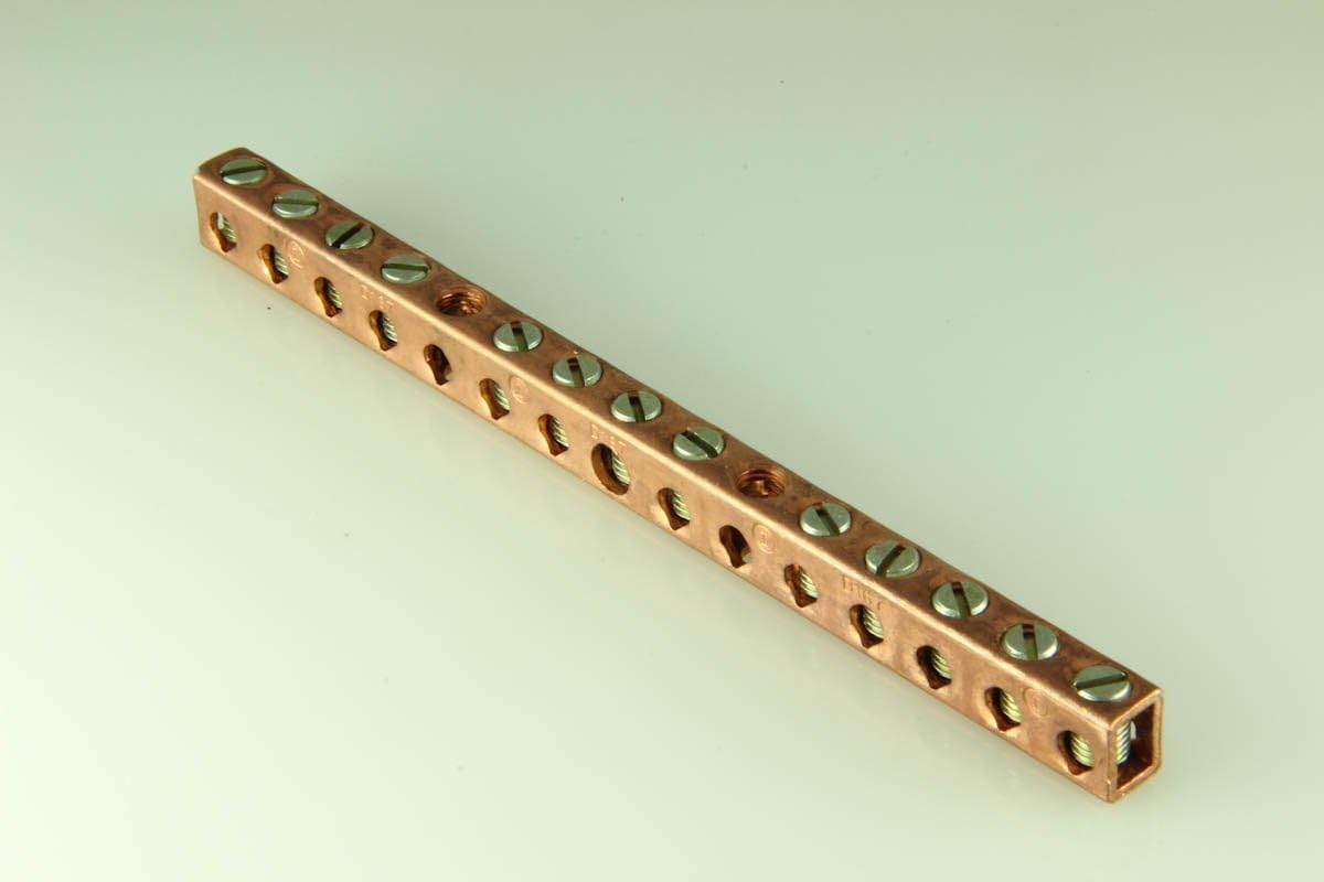 12 Feed Copper Neutral Bars (1 per pack)