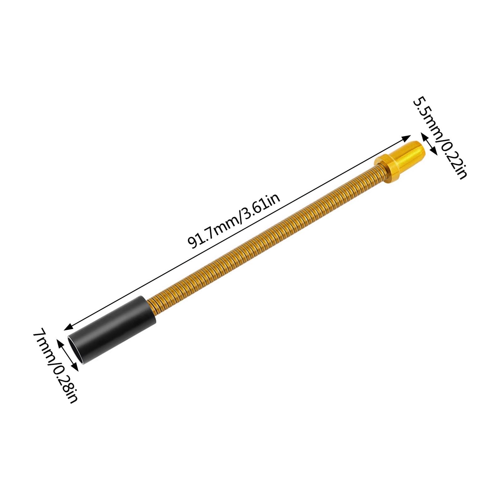 Tube coudé de frein pour vélo de montagne - Pièces de frein de rechange flexibles - Câble de nouilles de frein V