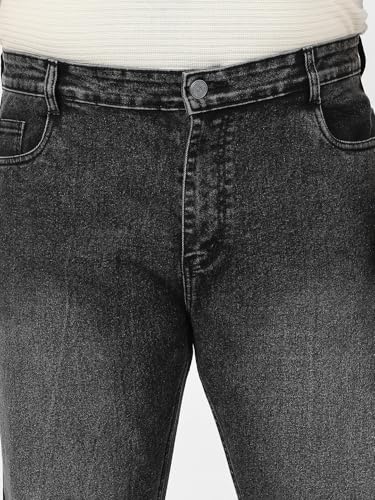 Image of Urbano Plus Men's Straight Fit Mid Rise Jeans