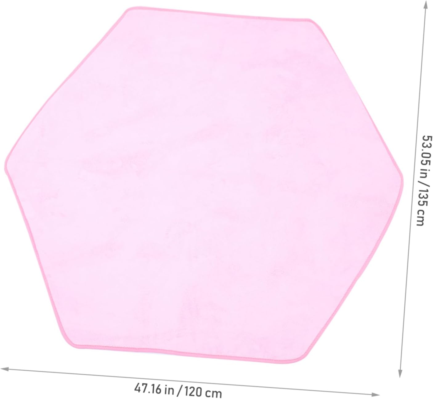Zerodeko Non Slip Hexagonal Floor Mat for Pink DIY Floor Pad for Playroom and Stylish Carpet for Room Decor