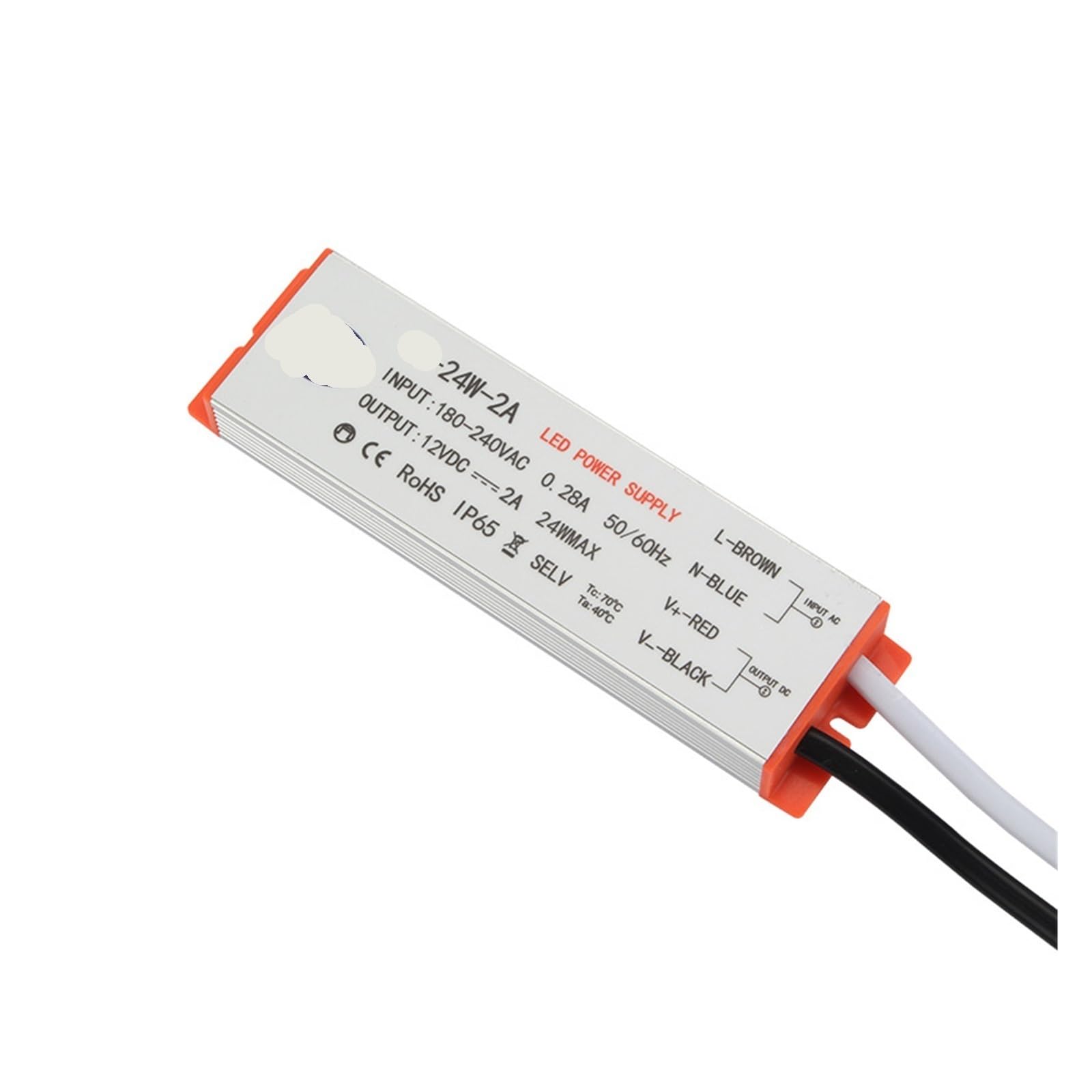 Ballast LED 24W à courant constant pour tension stable 12V