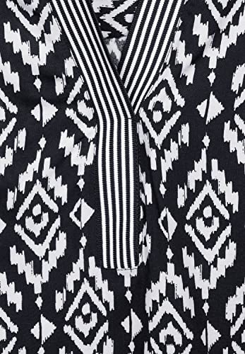 Cecil B343282 Blusentop, Grigio Carbonio, XS Donna...