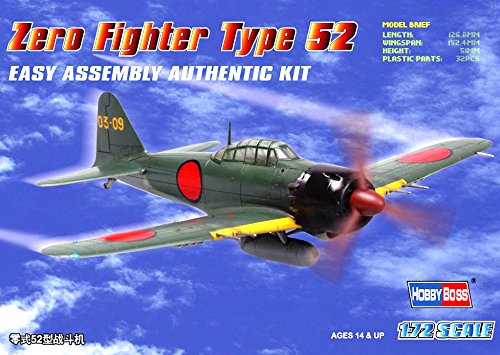 Hobbyboss 1 : 72 échelle a6 m5 Zero Fighter Kit modèle moulé sous Pression Cover