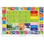 ABC Rug for Kids Playroom,Toddler Alphabet Mats Washable for Baby Area,Classroom,Play Room,Floor,Nursery (2.6×4ft /31×48in) - Image 2