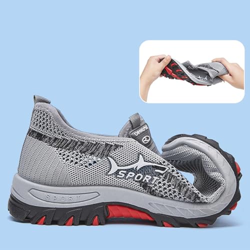Atlacoast Shoes for Men, Jarv Cooling Comfort Sneaker, Breathable Mesh Lightweight Summer Walking Shoes with Rubber Sole3