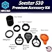 Seestar S30 Dew Shield Premium Accessory Kit, Dew Shield, Dust Cap, 1.25 Filter Adapter, Bahtinov Focus mask, Diffraction Spike Masks, Adapter, Best Seestar Accessory Kit (S30PremKitORANGE)