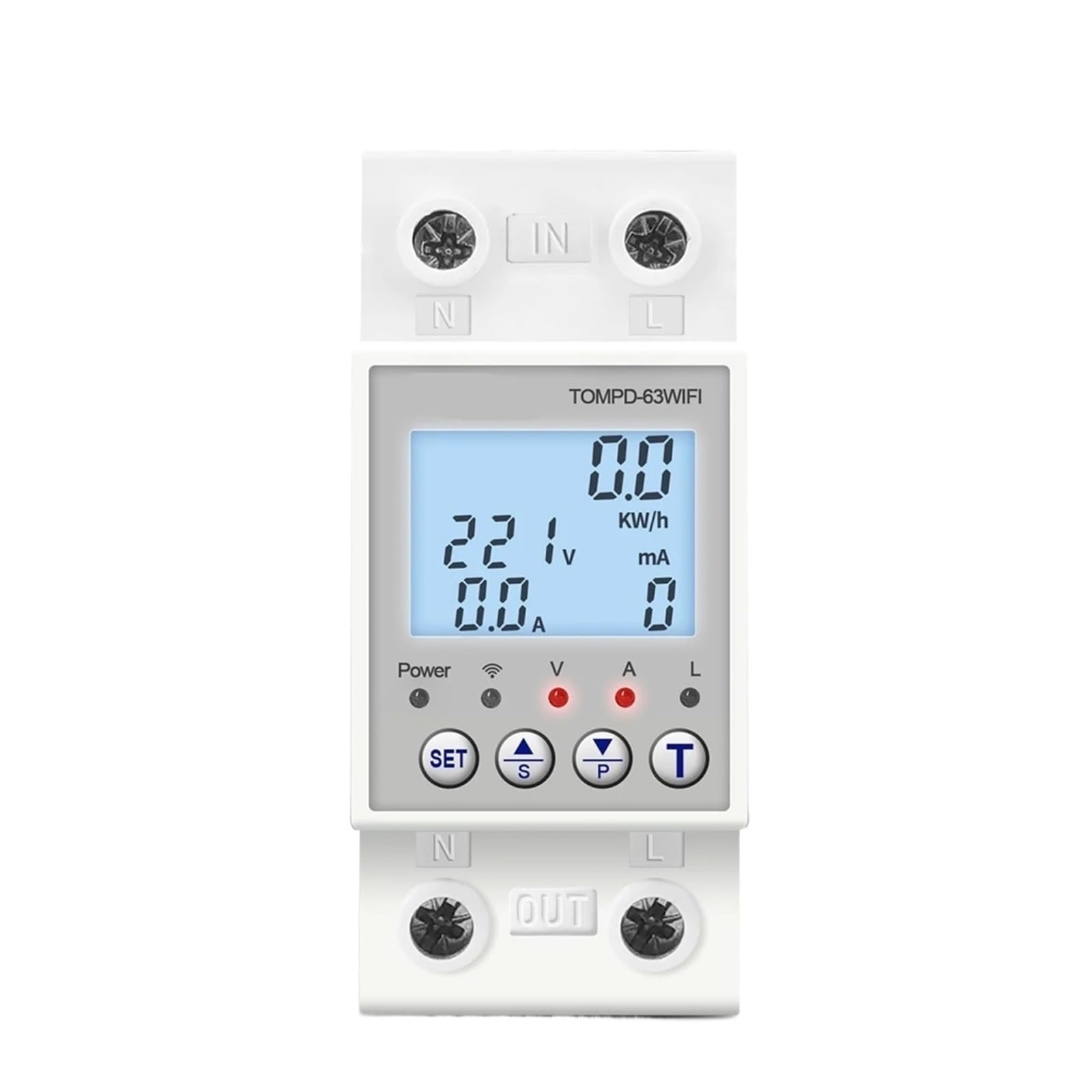 Protection contre les fuites et surtensions avec le disjoncteur intelligent 63A WIFI smartlife