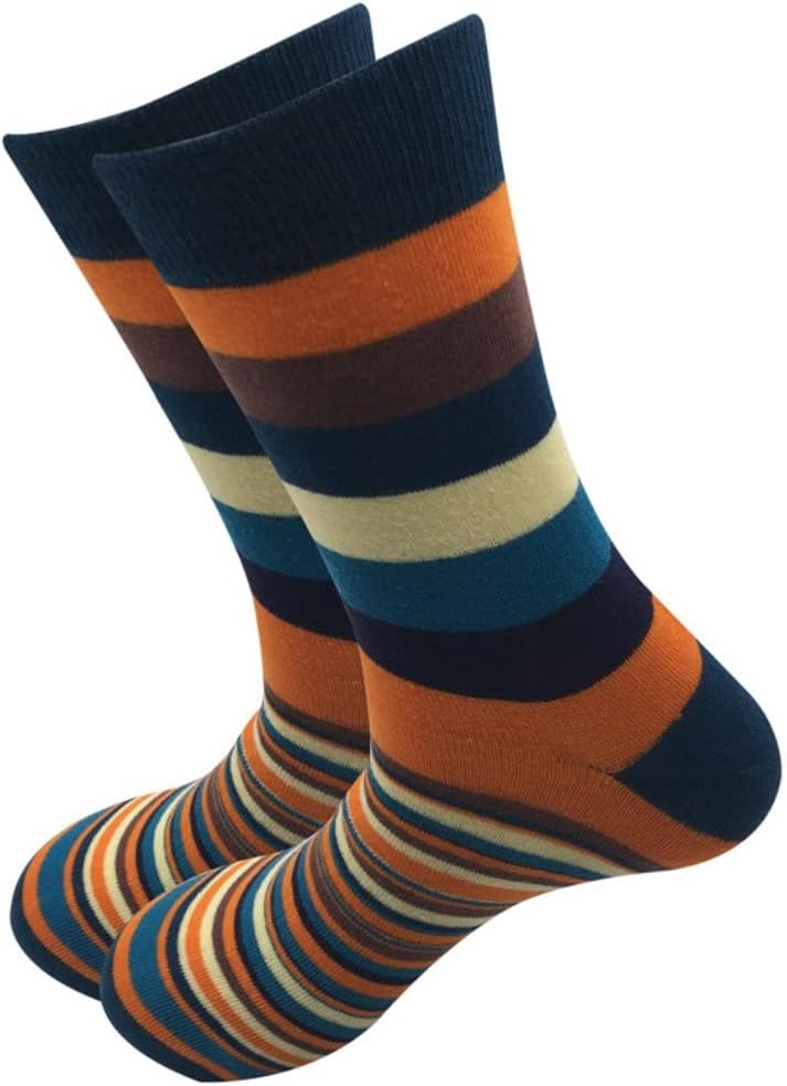 JSEIAJB 1 Pairs Of Men's Cotton Socks Men's Business Breathable Men's Round Socks Sports Socks