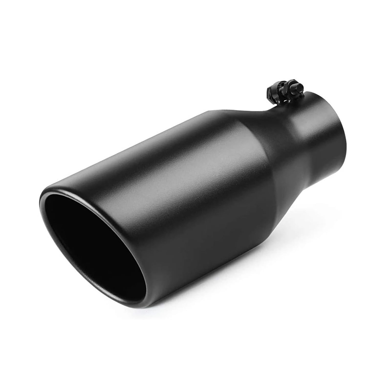 1 szt. Uniwersalna końcówka rury wydechowej samochodu 3 cale/7,62 cm końcówka tłumika do rury wydechowej ciężarówki akcesoria samochodowe(Black)