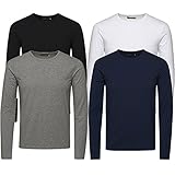 o neck tank Langarmshirt aus 92% Baumwolle und 8% Lycra