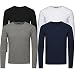 Produktbild JACK & JONES Herren Langarmshirt 4er Pack Rundhals Basic LS Shirt Longsleeve Tee Core O-Neck S M L XL XXL (M, 4er Pack Mix)
