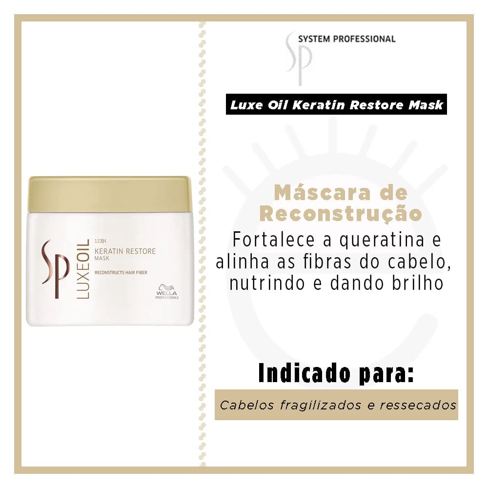 Wella SP Luxe Oil Restore Mascarilla Reconstituyente - 400 ml