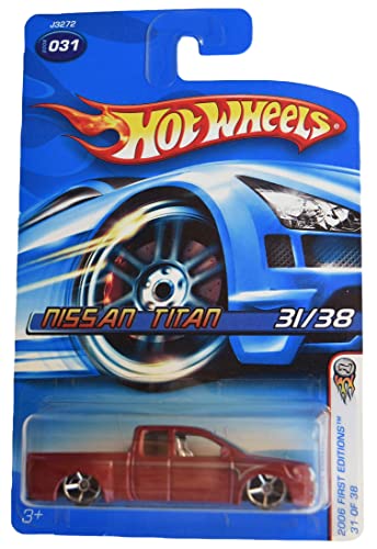 Hot Wheels Nissan Titan - 2006 First Editions 31/38 - red