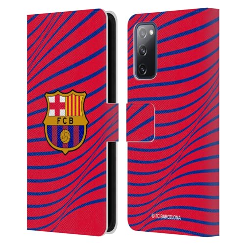 Housse Cuir FC Barcelona Samsung Galaxy S20 FE Texture Graphique