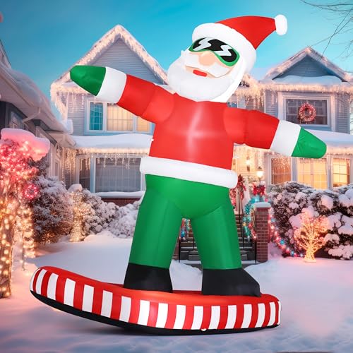 Joiedomi 1,80 m hohe aufblasbare Weihnachtsdekoration für den...