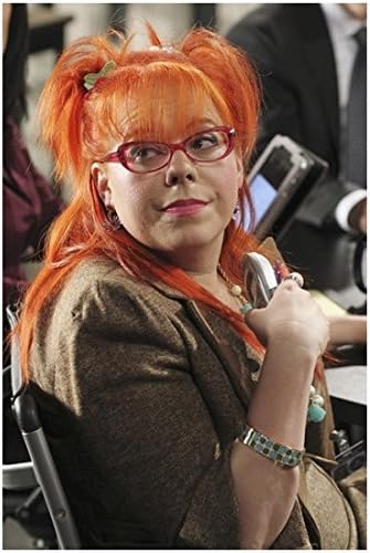 Criminal Minds Kirsten Vangsness Penelope Garcia Close Up With Orange 
