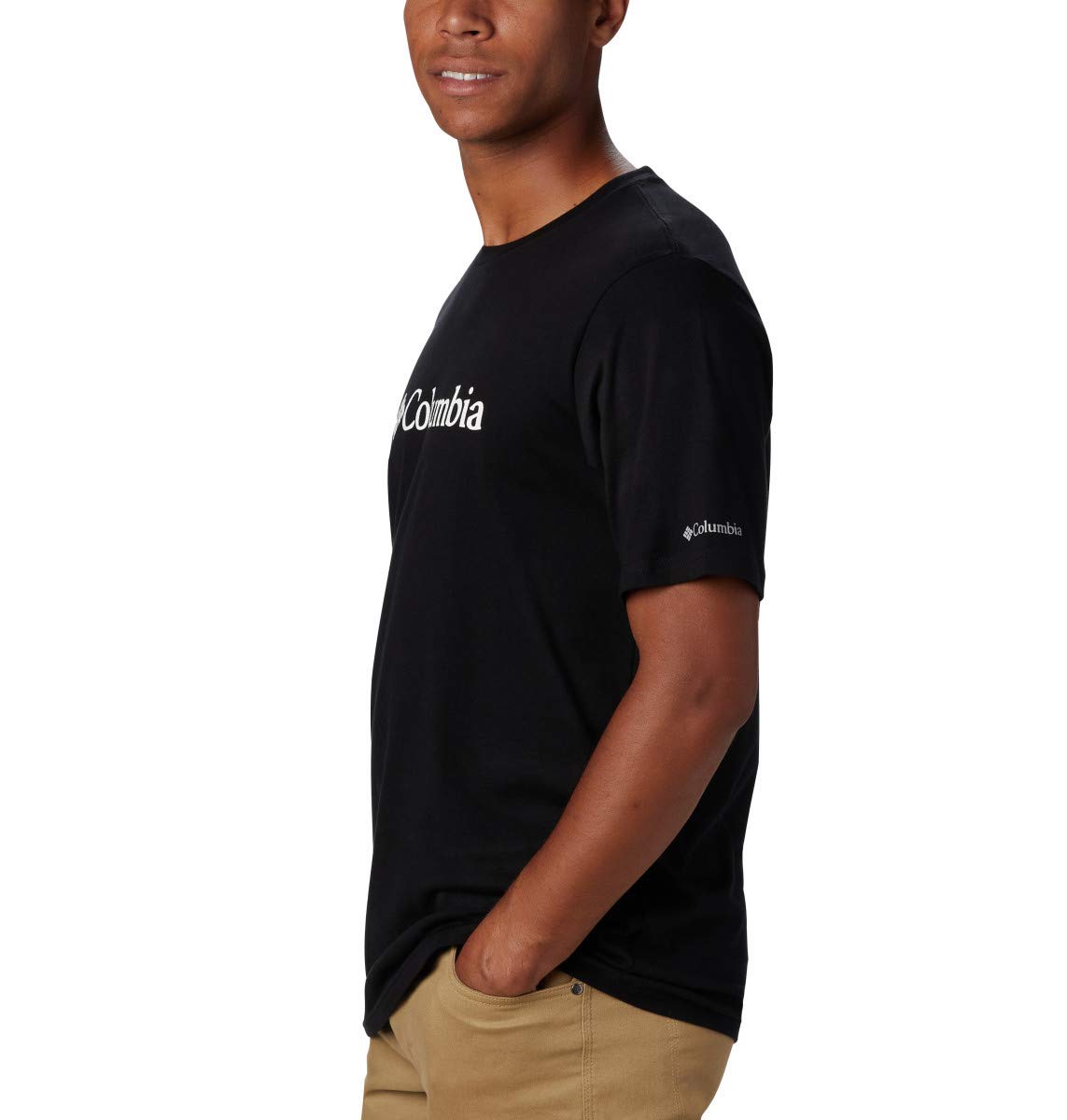 Camiseta De Manga Corta Columbia CSC Basic Logo Para Hombre