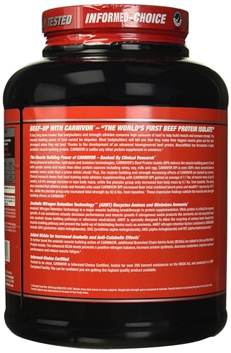 MuscleMeds Carnivor Beef Protein Isolate, 0 Lactose, 0 Sugar, 0 Fat, 0 Cholesterol, Cinnamon Toast Cereal, 4 Lb, 56 Servings - Thumbnail 3