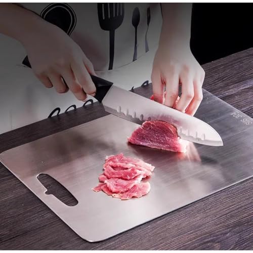 Tablas de cortar de titanio antideslizantes para cocinar alimentos 4
