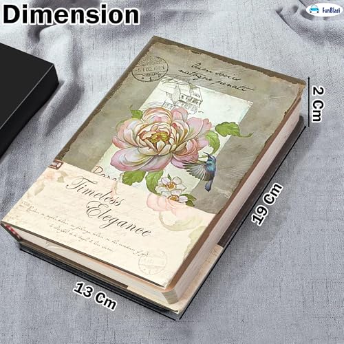 Image of FunBlast Aesthetic Diary for Girls - Kawaii Diaries, Stylish Diary, Notebooks Diary for School, Home, Office, Travel Diary & Notebook - A5 Size (114 Sheets, 228+ Pages) (Rose)