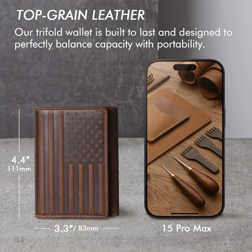 Pefiam Trifold RFID Wallet