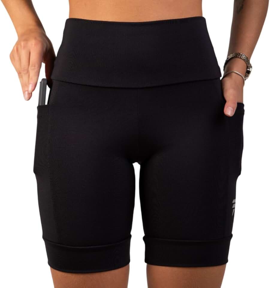 Bermuda Academia Feminina Targ Me Short Corrida Fitness Térmica com Bolso