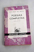 Poesías completas. B00525B638 Book Cover