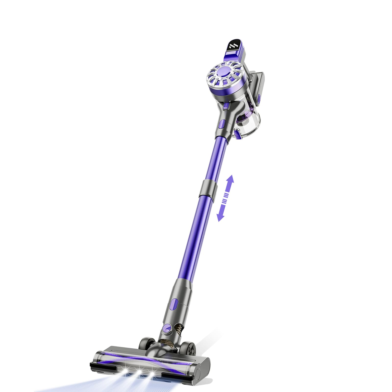 WLOTPO Cordless Vacuum Cleaner with 80000 RPM High-Speed Brushless Motor