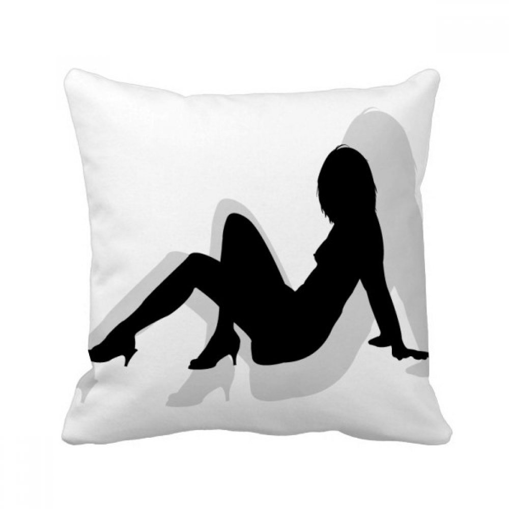 Coussin carrée Belle Femme oreiller de décoration haut de gamme