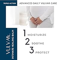 Vista 7 de VulvaRx - Crema de bálsamo curativo íntimo Hidratante vaginal orgánico, bálsamo para vulva, soporte para la menopausia, alivia la sequedad