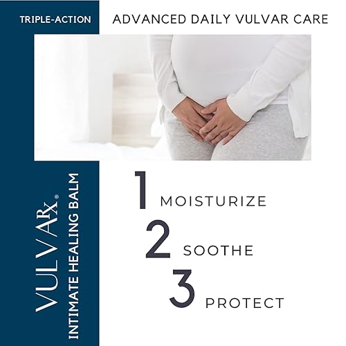 Miniatura 7 de VulvaRx - Crema de bálsamo curativo íntimo | Hidratante vaginal orgánico, bálsamo para vulva, soporte para la menopausia, alivia la sequedad,