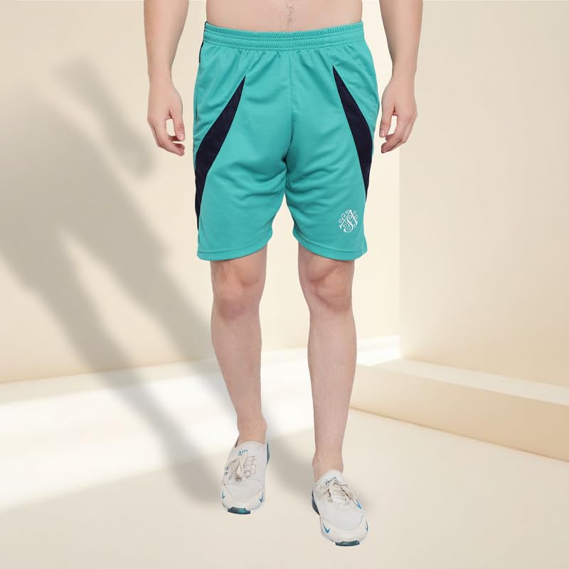 Image of DIA A DIA Men's Gym Shorts with Zipper Pockets Breathable Sports Shorts