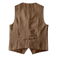 Trachtenweste Herren Regular Fit - Ärmellose Weste Für Oktoberfest & Partys