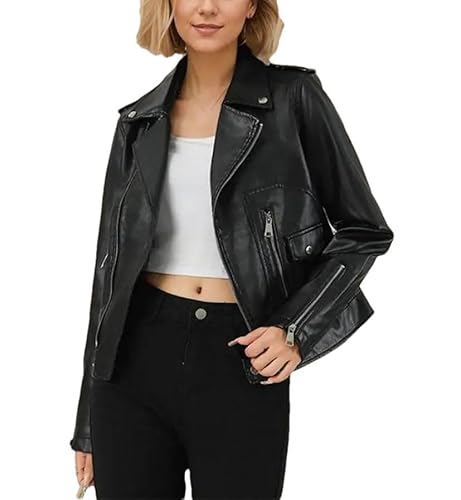 ���f�B�[�X �V���[�g �u���b�N ���y�� �W�b�v�A�b�v ���U�[ �o�C�N�W���P�b�g �t�@�b�V���� �����p PU���U�[ �o�C�J�[�W���P�b�g