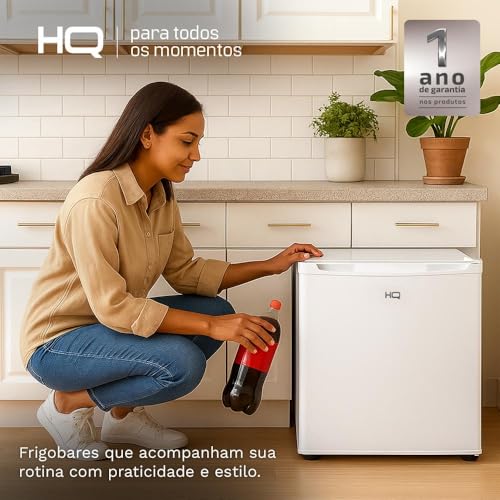 Frigobar HQ 50 Litros Branco HQ-50FB (127V)