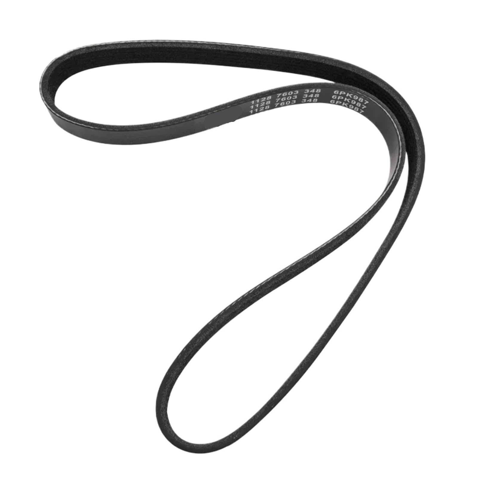 Automobilgürtel 11287603348 6PK987 Motorantrieb Serpentinenriemen für BMW B48 N20 N13 N47 F20 F21 F30 F31 ersetzen