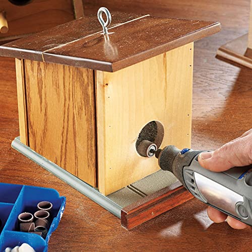 Image of Rotary Tool Accessories Kit 105 Pieces with Carry Case | Mini Drill Bit Set, Drill Machine Attachment Tools for Drilling, Cutting, Grinding, Polishing & Engraving on Wood, Metal & Ceramic