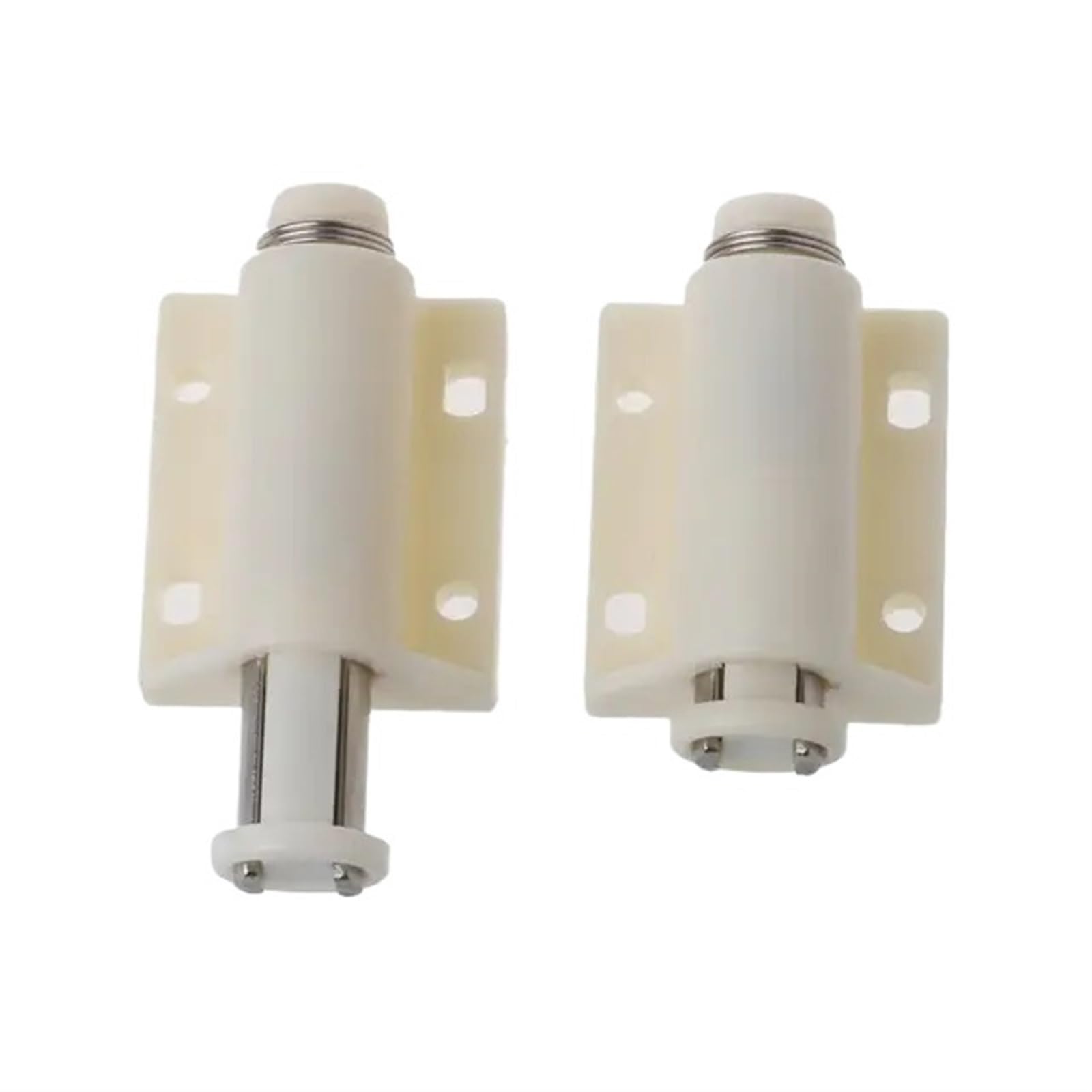 Kjbdqqh White Catches 20Pcs/Set Cabinet Catches Invisibility Push To Open Magnetic Touch Latches Cupboard Door For Door(White)