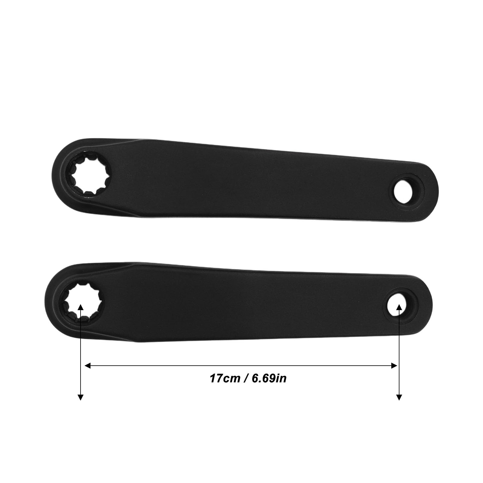Braccio Pedivella Motore Centrale Foro Scanalato 170mm Bici Elettrica Braccio Pedivella Motore Sinistro Destro per