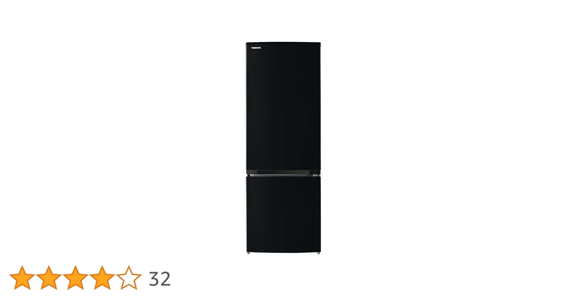 Amazon | TOSHIBA(東芝) 冷蔵庫 幅47.9㎝ 170L GR-V17BS(K) 2ドア 自動