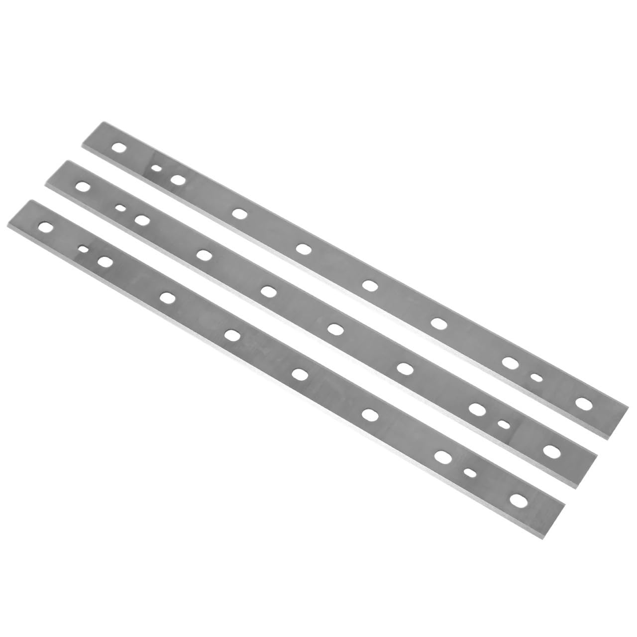 3 cuchillas de cepilladora plateadas de acero de alta velocidad, accesorios for herramientas eléctricas de carpintería, cuchillas de cepilladora eléctrica