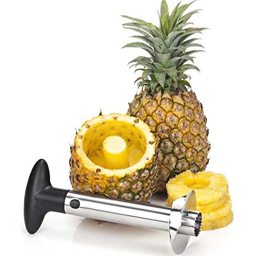New Pineapple Corer Fruit Slicer Peeler Corer Cutter Knife Kitchen Gadgets Stainless Steel