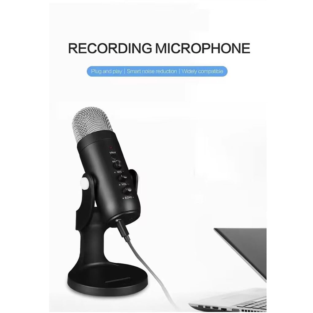 Microfoni Treppiede Portatile Computer Portatile Apparecchiature Suono Microfoni Gaming Streaming Studio Dispositivo Desktop