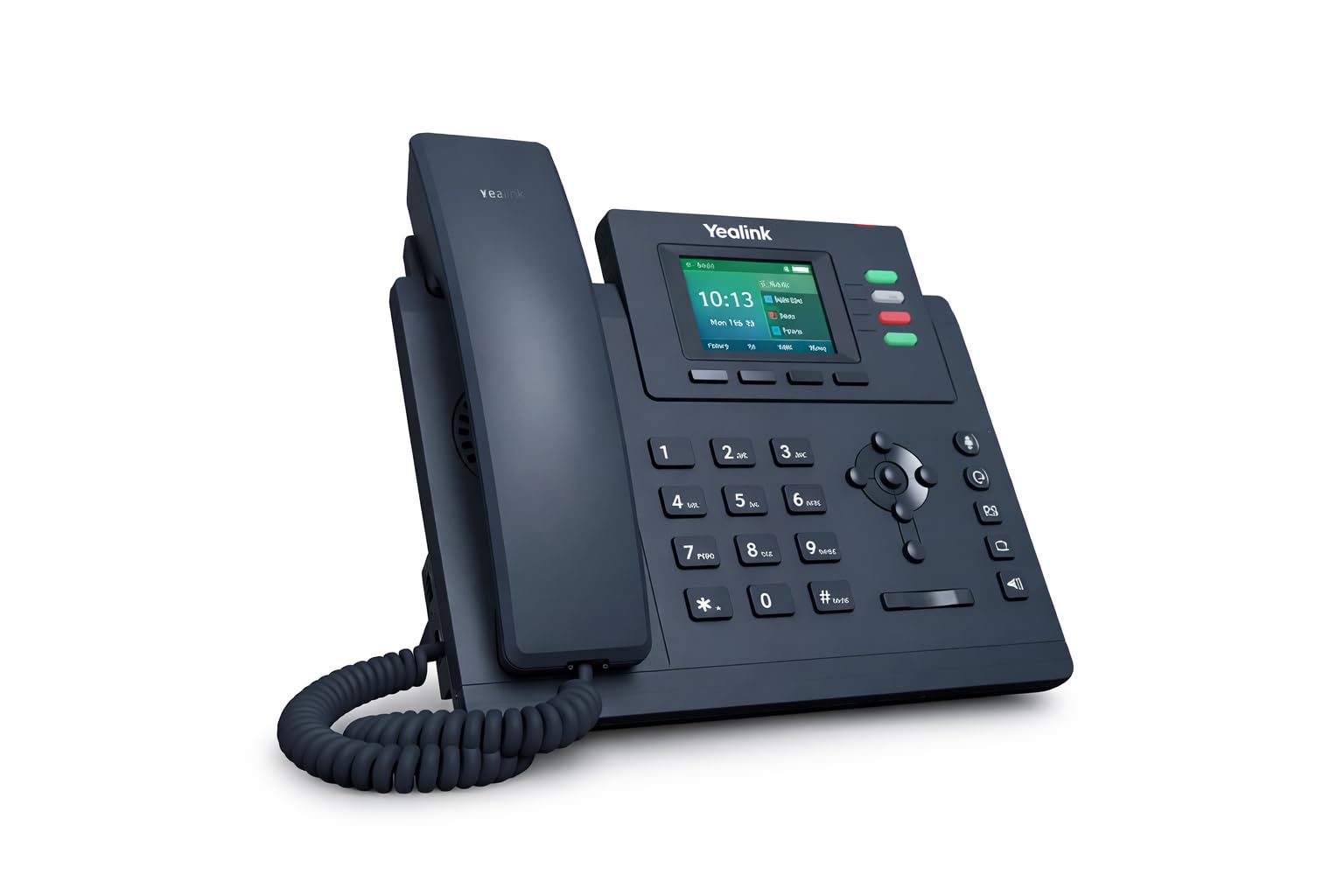 Yealink T33G IP Phone - Power Adapter Included - 4 VoIP Accounts. 2.4-Inch Color Display. Dual-Port Gigabit Ethernet
