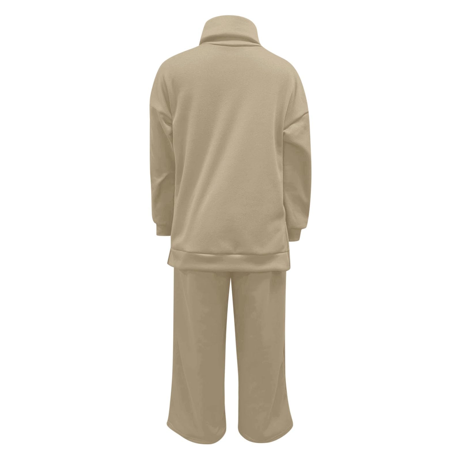 Top e pantaloni casual in maglia con cappuccio da donna per un comodo due pezzi per tutti i giorni, per lavoro e tempo libero.