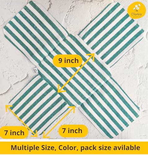 Image of Set of 3 Cotton Double Layer Roti Clothes Wrap with Flaps Muslin Cloth for chapati for hot case Kitchen Chapati Cloth wrap roti Cloth
